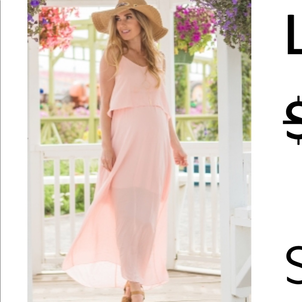 Pink overlay dress from pinkblush